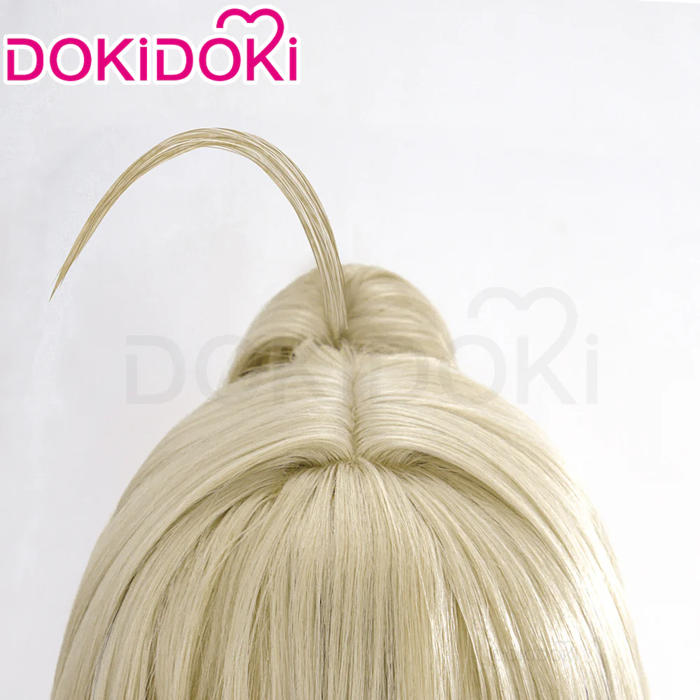 【Ready For Ship】DokiDoki Game Genshin Impact Cosplay Kirara Wig Long Straight Flaxen Brown Wig - Image 5