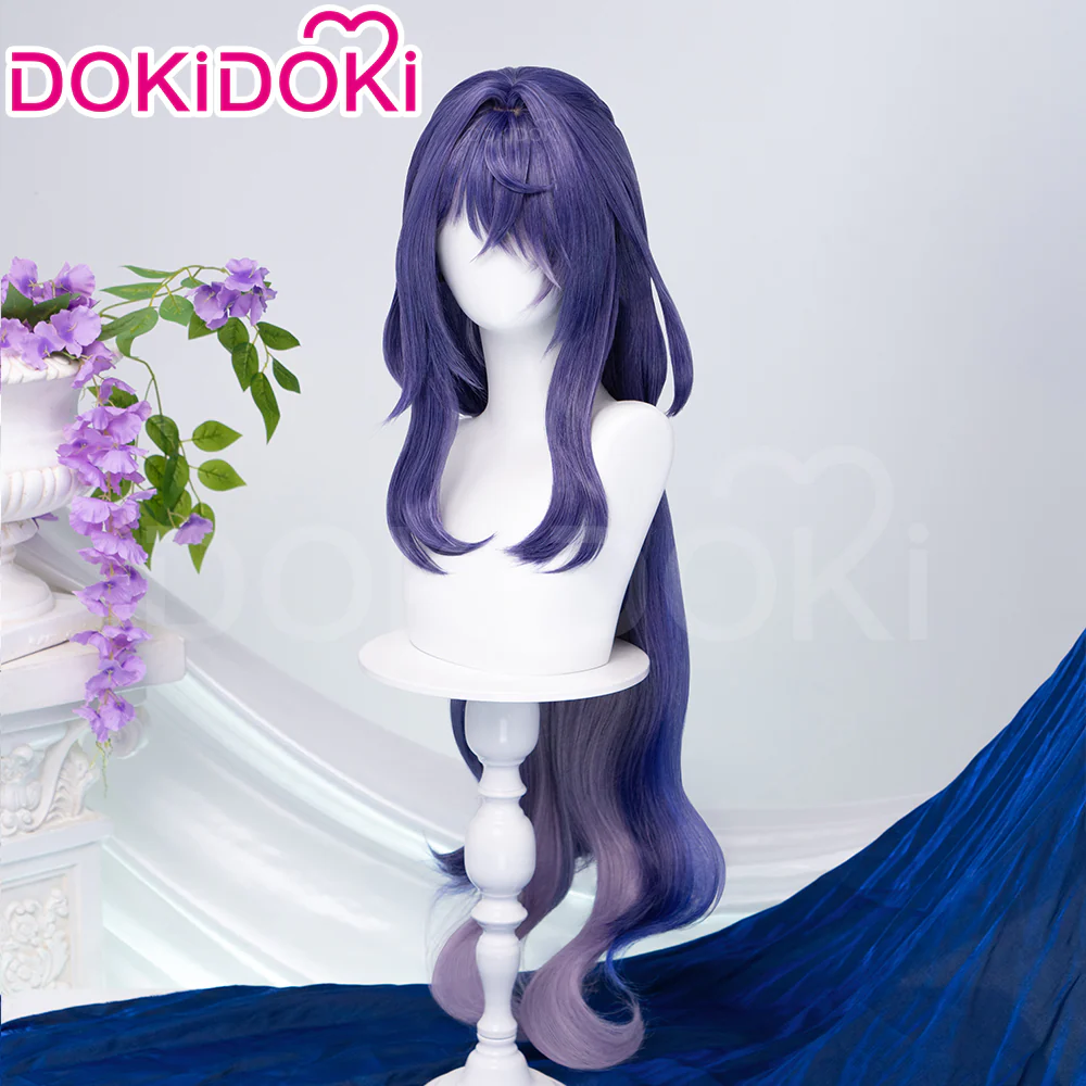DokiDoki Game Genshin Impact Cosplay Lauma Wig / Eyelashes Song of the Welkin Moon - Image 2