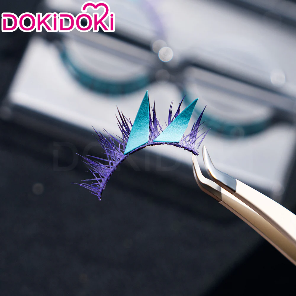 DokiDoki Game Genshin Impact Cosplay Lauma Wig / Eyelashes Song of the Welkin Moon - Image 7