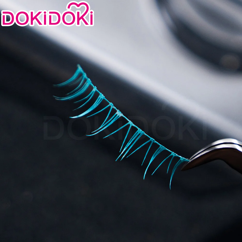 DokiDoki Game Genshin Impact Cosplay Lauma Wig / Eyelashes Song of the Welkin Moon - Image 8