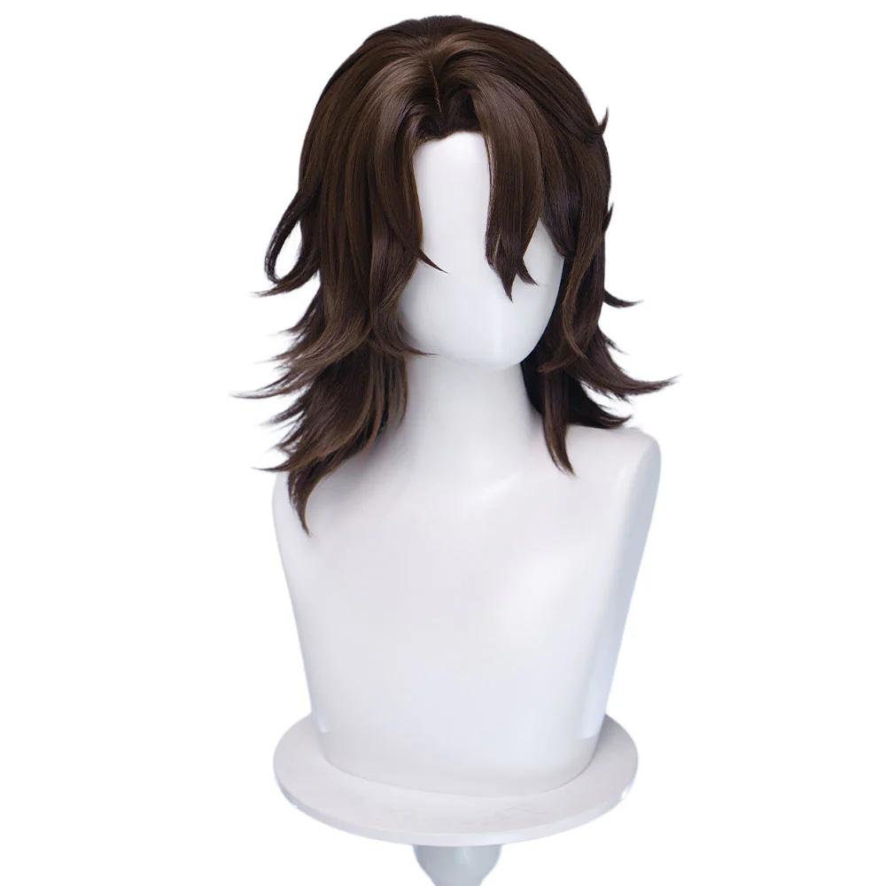 【Partial Ready For Ship】DokiDoki Game Genshin Impact Cosplay Rerir Wig Long Curly White / Dark Hair Racher of Solnari - Image 12
