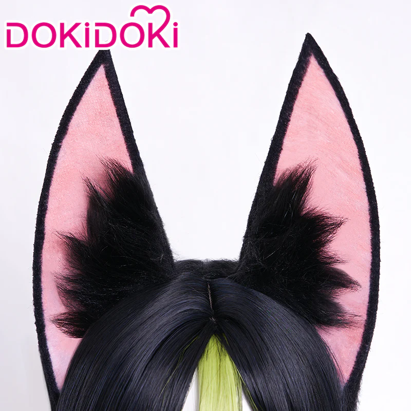 【Ready For Ship】DokiDoki Game Genshin Impact Cosplay Tighnari Elastic Ears Sumeru Flexible Version