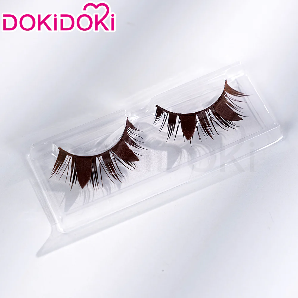 【Ready For Ship】DokiDoki Game Genshin Impact Cosplay Varesa Wig / Horn / Eyelashes Long Pink Green Highlights Hair Removable Ahoge - Image 13