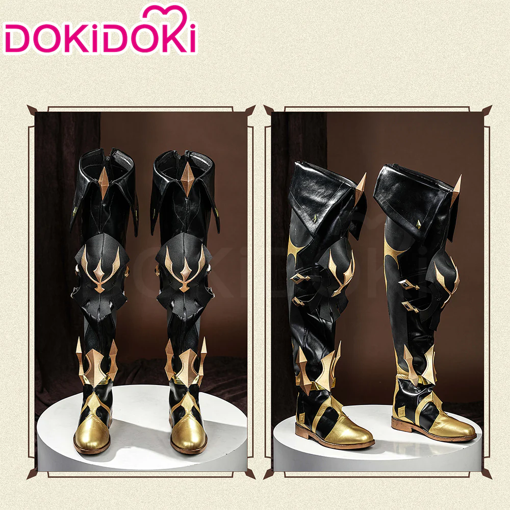 DokiDoki Game Genshin Impact Cosplay Varka Shoes Song of the Welkin Moon Nod Krai