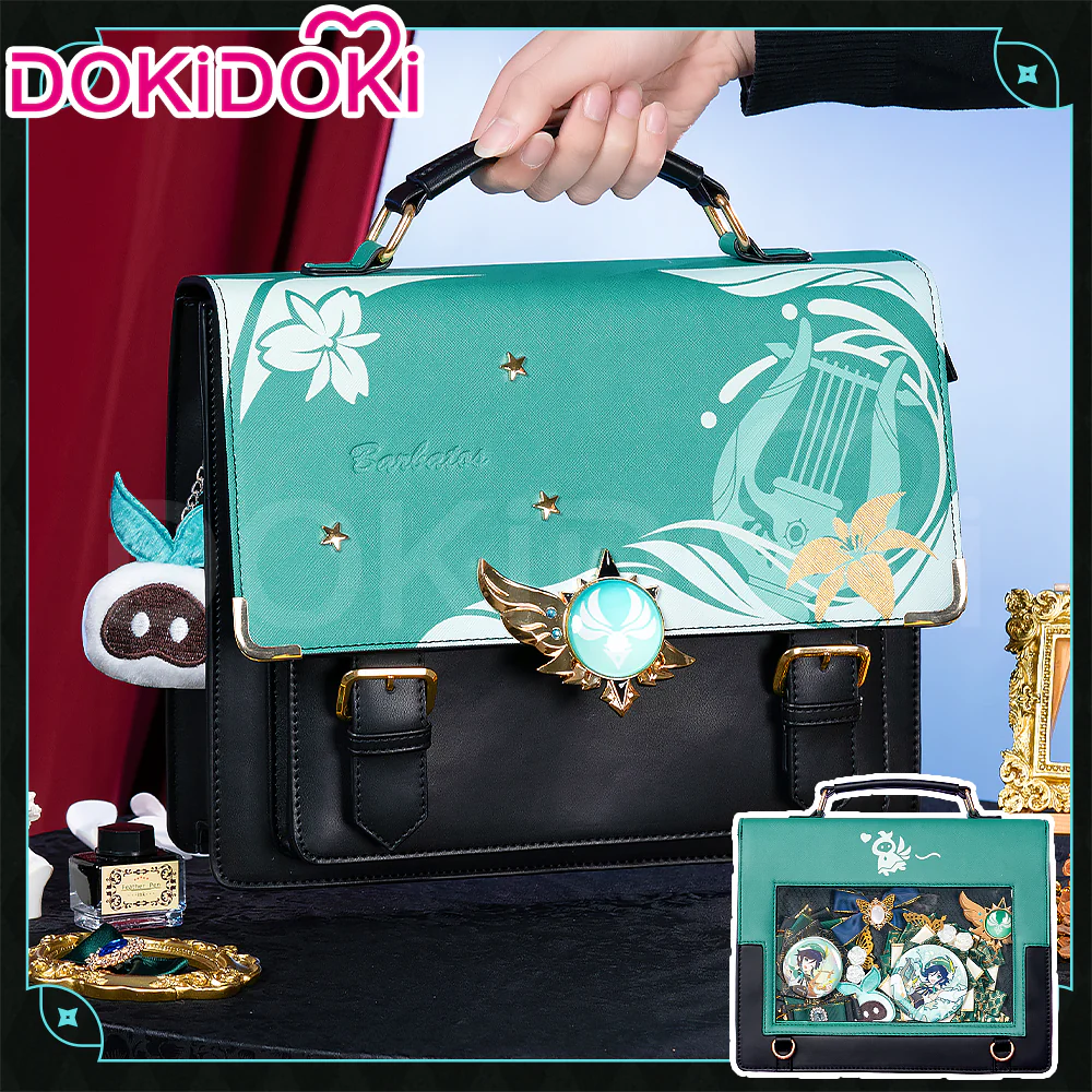 【In Stock】DokiDoki Game Genshin Impact Cosplay Venti Itabag Messenger Bag