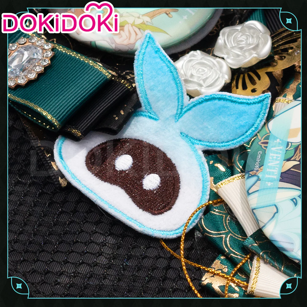 【In Stock】DokiDoki Game Genshin Impact Cosplay Venti Itabag Messenger Bag - Image 9