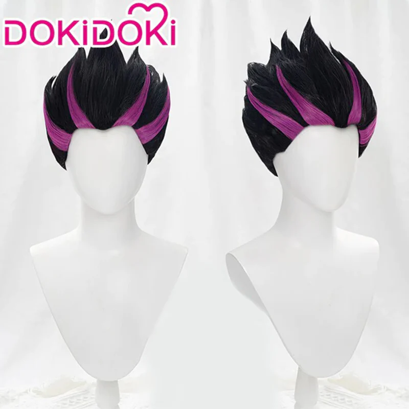 【Ready For Ship】DokiDoki Game Genshin Impact Cosplay Yakshas Bosacius Fushe Wig  Marshal Vritras Cosplay Wig Short - Image 6