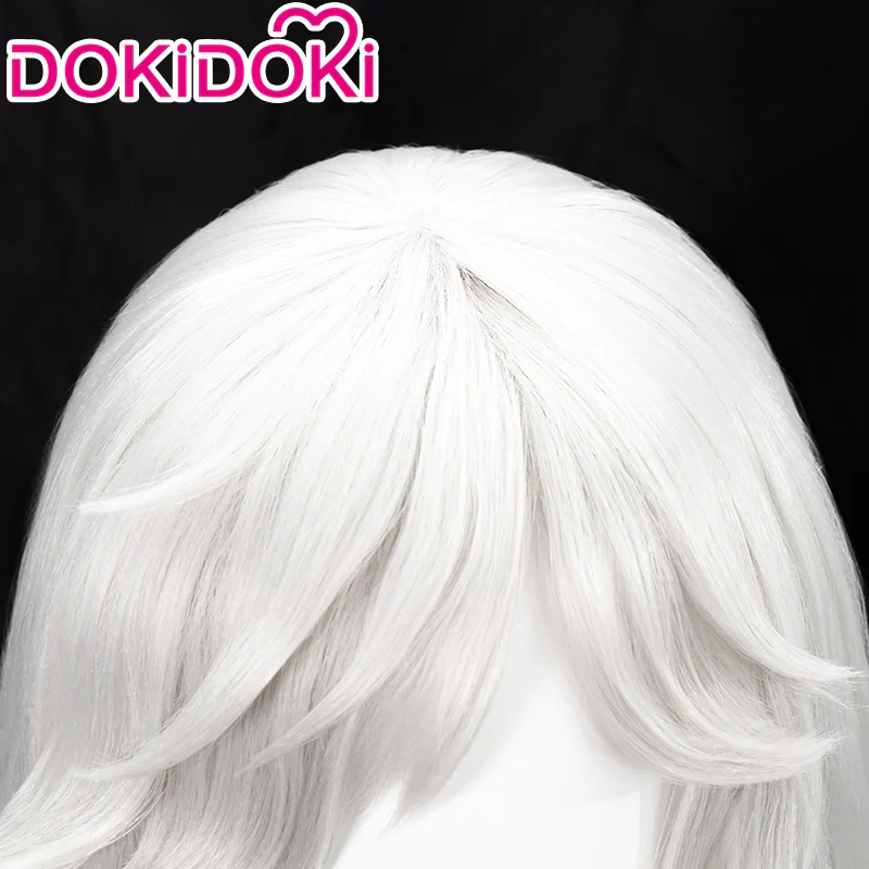 【Ready For Ship】DokiDoki Game Genshin Impact Cyno Cosplay Long White Wig / Hat Sumeru - Image 3