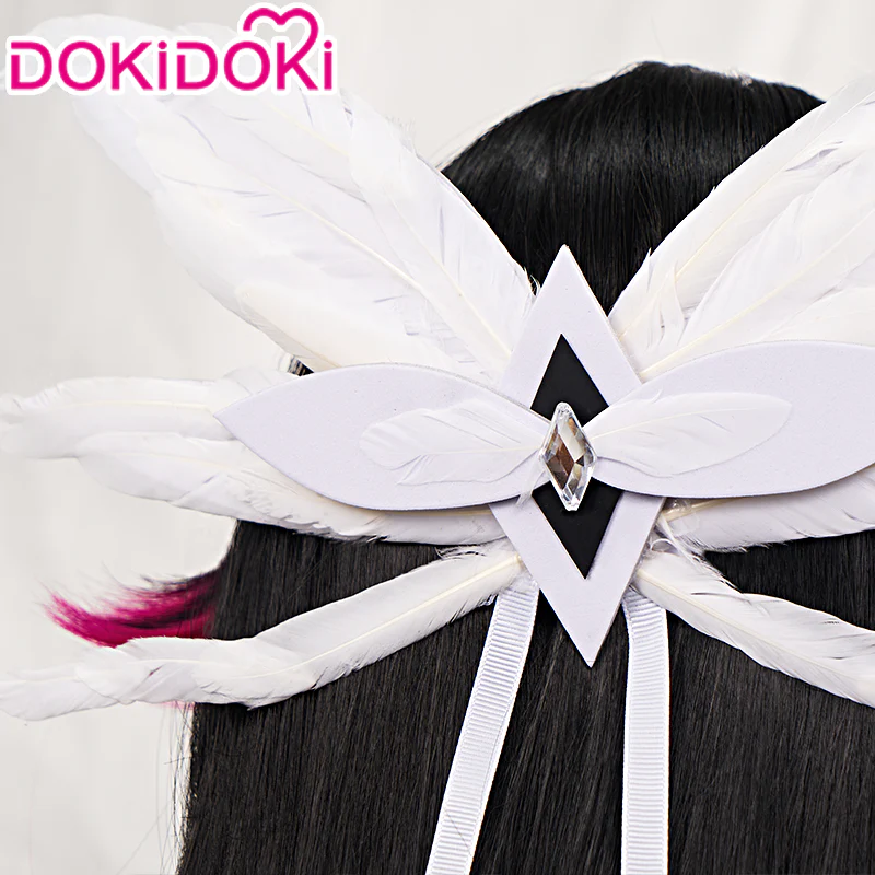 【Partially Ready For Ship】【120CM / 110CM】DokiDoki Game Genshin Impact Fatui Harbinger Cosplay Wig Cosplay Columbina Wig Long Straight - Image 26