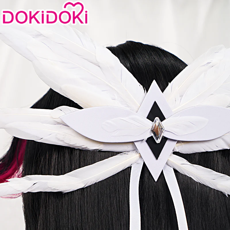 【Partially Ready For Ship】【120CM / 110CM】DokiDoki Game Genshin Impact Fatui Harbinger Cosplay Wig Cosplay Columbina Wig Long Straight - Image 27