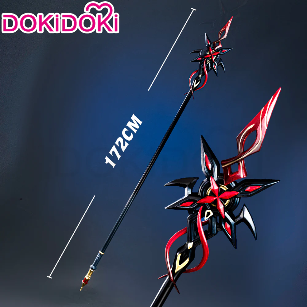 【Ready For Ship】DokiDoki Game Genshin Impact Fontaine Fatui Harbinger Cosplay The Knave Arlecchino Prop Weapon