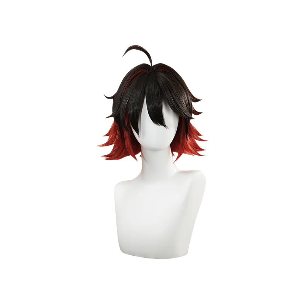 DokiDoki Game Genshin Impact GaMing Cosplay Wig Short Brown Ga Ming - Image 5