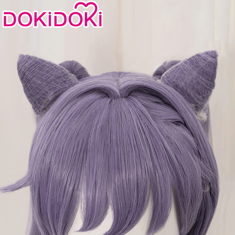 【Ready For Ship】DokiDoki Game Genshin Impact Keqing Cosplay Wig Ke Qing Gradient Ver - Image 5