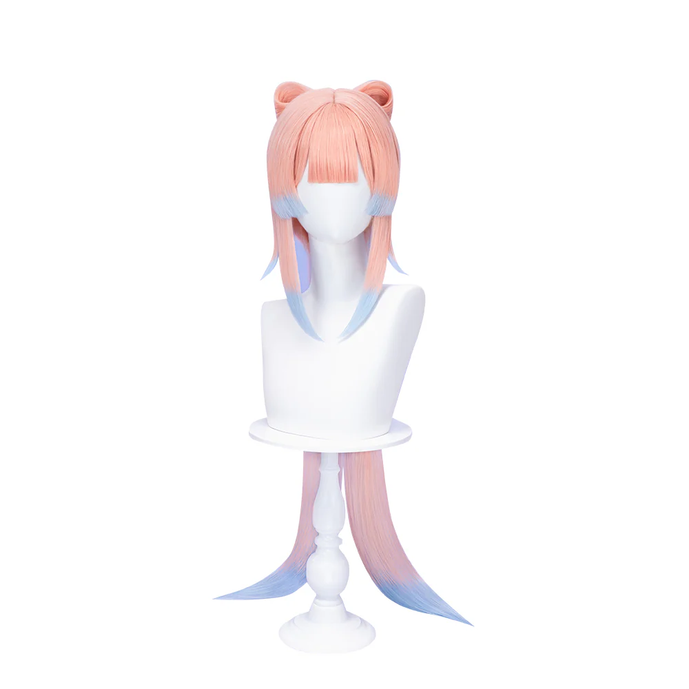 【Ready For Ship】DokiDoki Game Genshin Impact Sangonomiya Kokomi Cosplay Wig Pink Women Long Straight/ Head Accessories - Image 5