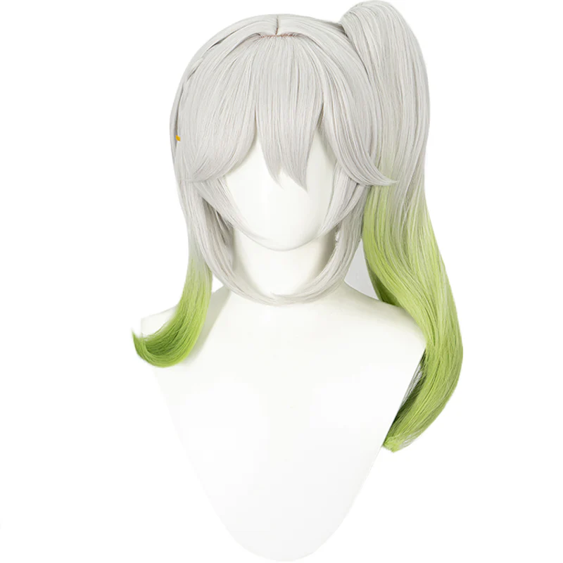 【Ready For Ship】DokiDoki Game Genshin Impact Sumeru Cosplay Kusanari Cosplay Wig Nahida Silver Green - Image 5