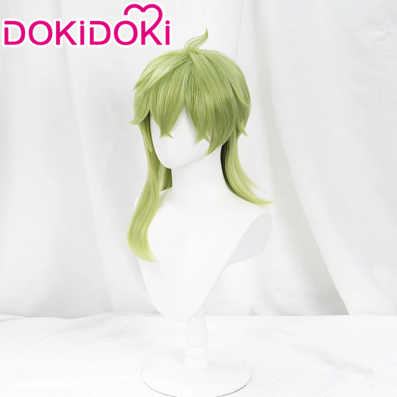 【Normal Ver Ready For Ship】DokiDoki Game Genshin Impact Wig Cosplay Collei Sumeru Headwear Green - Image 3