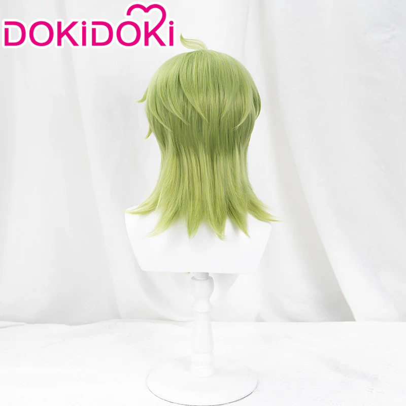 【Normal Ver Ready For Ship】DokiDoki Game Genshin Impact Wig Cosplay Collei Sumeru Headwear Green - Image 4