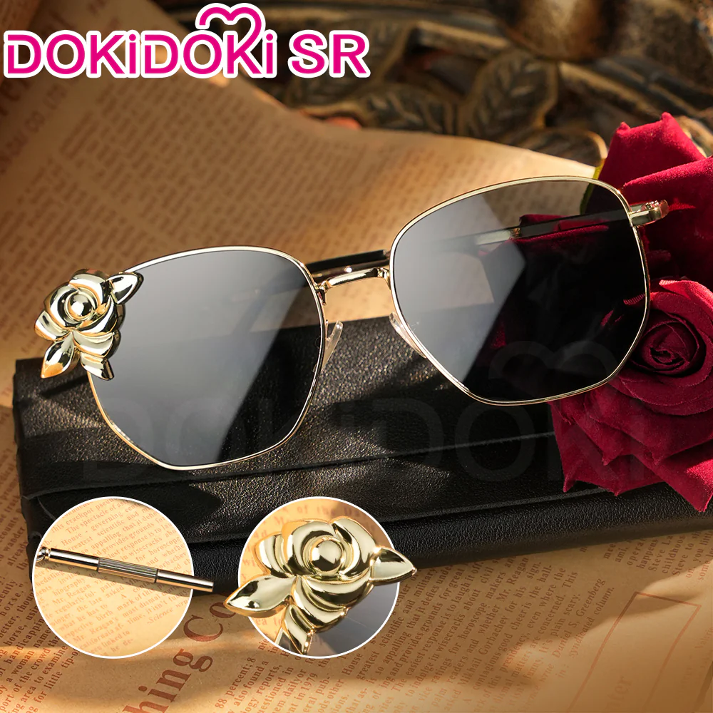 【Ready For Ship】DokiDoki-SR Game Genshin Impact Cosplay Fontaine Navia Cosplay Metal Ver. Sunglasses Glasses