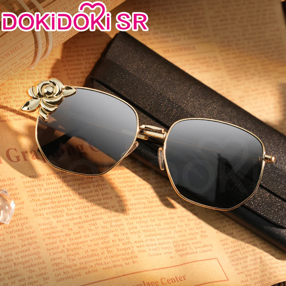 【Ready For Ship】DokiDoki-SR Game Genshin Impact Cosplay Fontaine Navia Cosplay Metal Ver. Sunglasses Glasses - Image 3