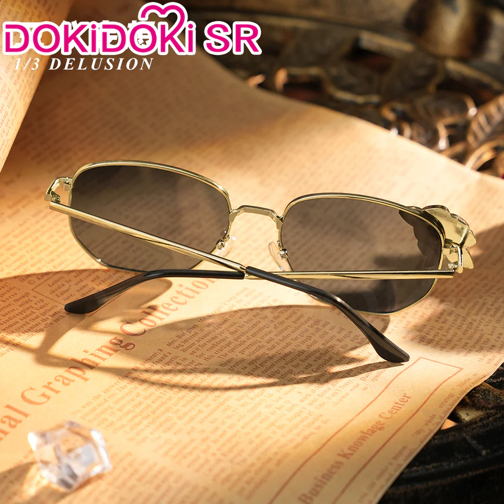 【Ready For Ship】DokiDoki-SR Game Genshin Impact Cosplay Fontaine Navia Cosplay Metal Ver. Sunglasses Glasses - Image 4