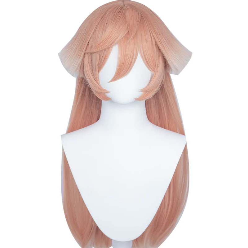 DokiDoki Game Genshin Impact Yan Fei Cosplay Wig Long Pink Wig Yanfei - Image 5
