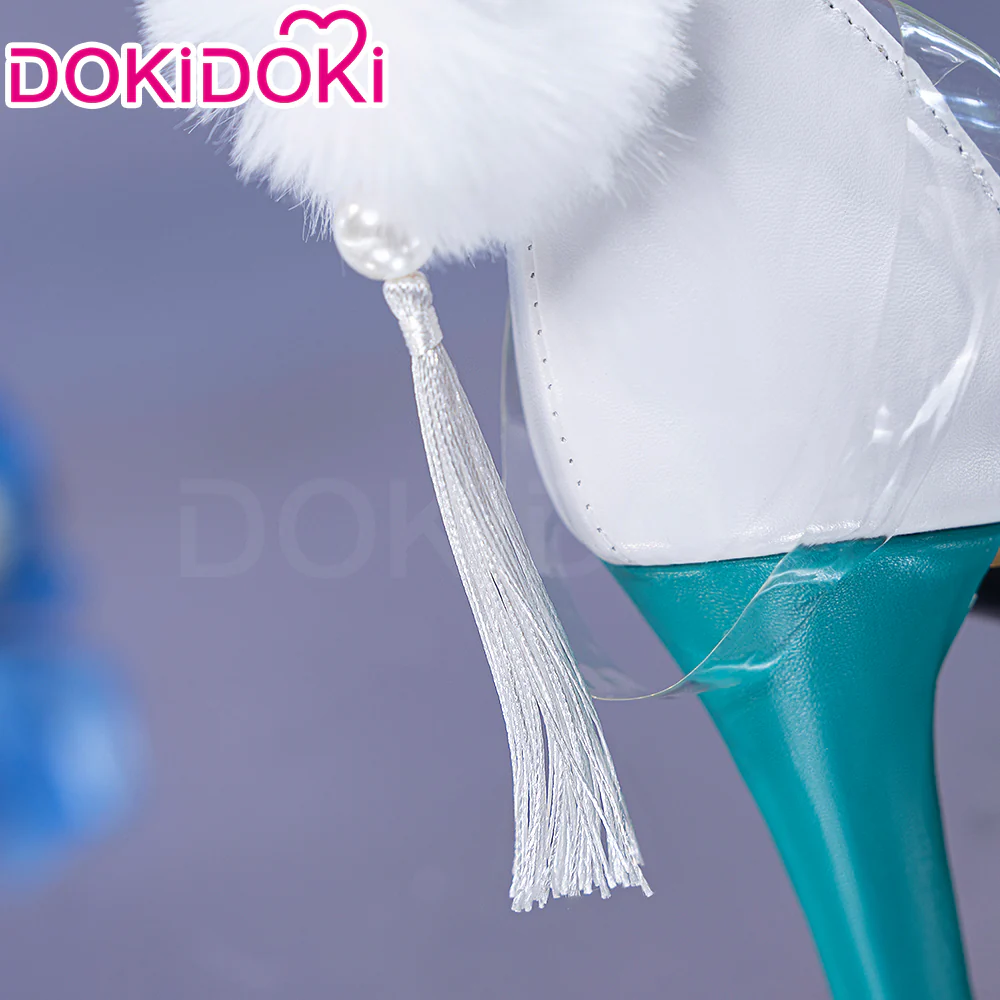 DokiDoki Game Genshin Impact Zibai Shoes The White Horse Adeptus Zi Bai Luna IV - Image 4