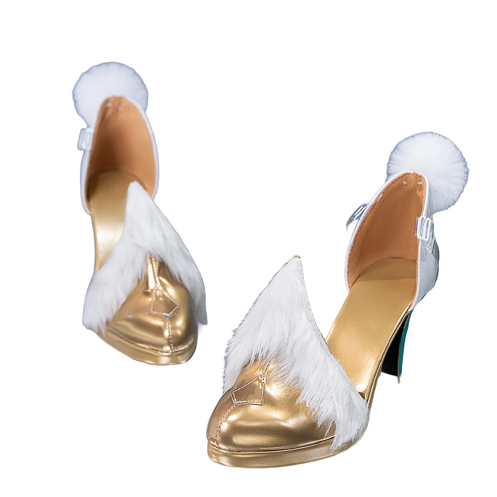 DokiDoki Game Genshin Impact Zibai Shoes The White Horse Adeptus Zi Bai Luna IV - Image 5