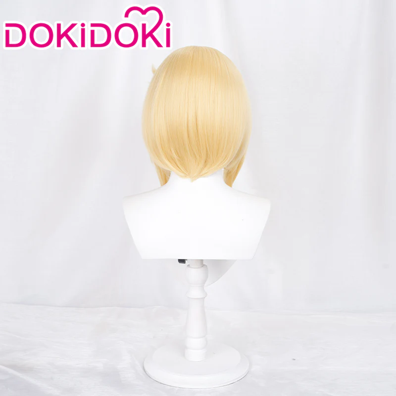 【Ready For Ship】DokiDoki Game Guilty Gear Cosplay Bridget Cosplay Wig Long Yellow - Image 3