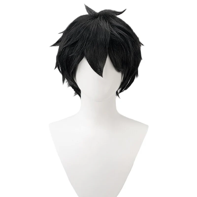 【Ready For Ship】DokiDoki Game Honkai: Star Rail Cosplay Dan Heng Cosplay Wig / Earrings Men Short Black Danheng - Image 5