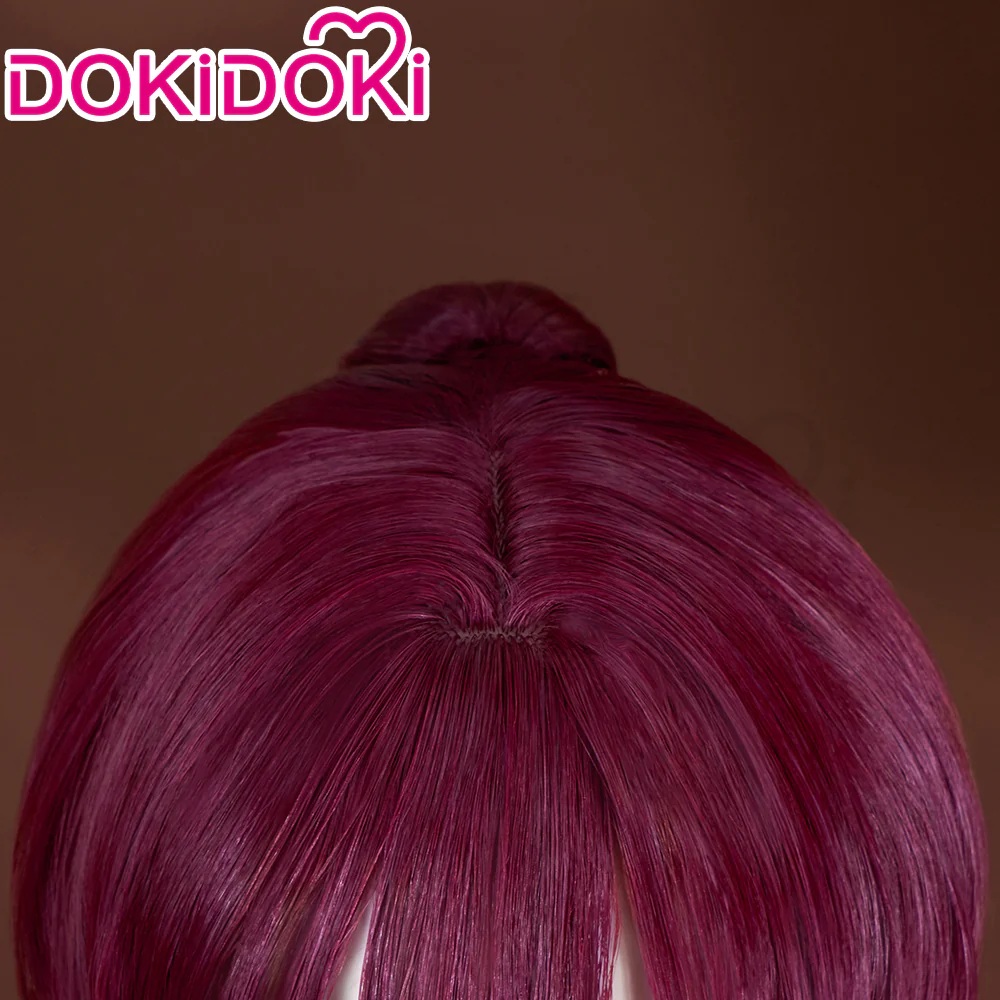 【Ready For Ship】DokiDoki Game Honkai: Star Rail Cosplay Kafka Wig Long Straight Purple Hair / Glasses / Earrings / Ring - Image 13