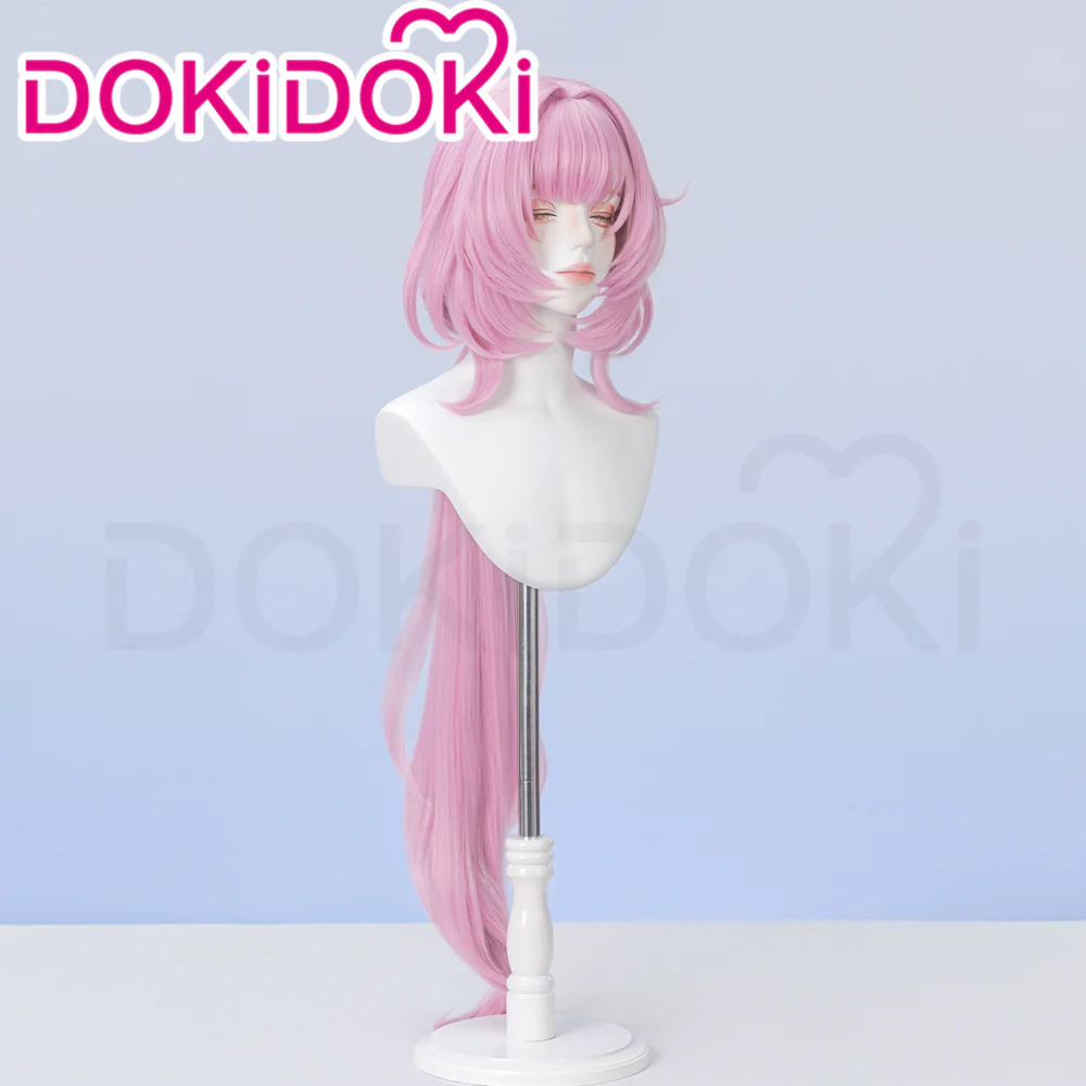 DokiDoki Game Honkai Impact 3 Cosplay Elysia Cosplay Wig  Long Pink Hair - Image 2