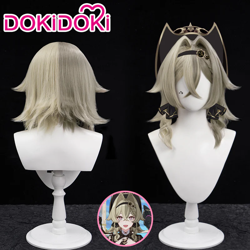 【Ready For Ship】DokiDoki Game Honkai Impact 3 Cosplay Vill·V Wig Short Hair