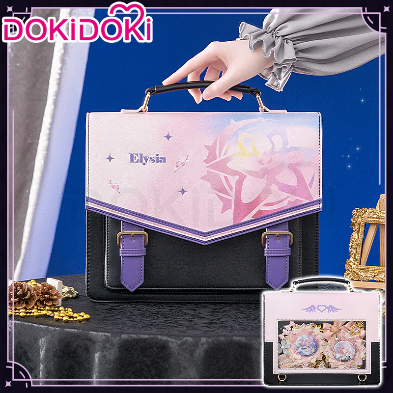 DokiDoki Game Honkai Impact 3rd  Cosplay Elysia Itabag Bag Ita Bag / Badge Holder