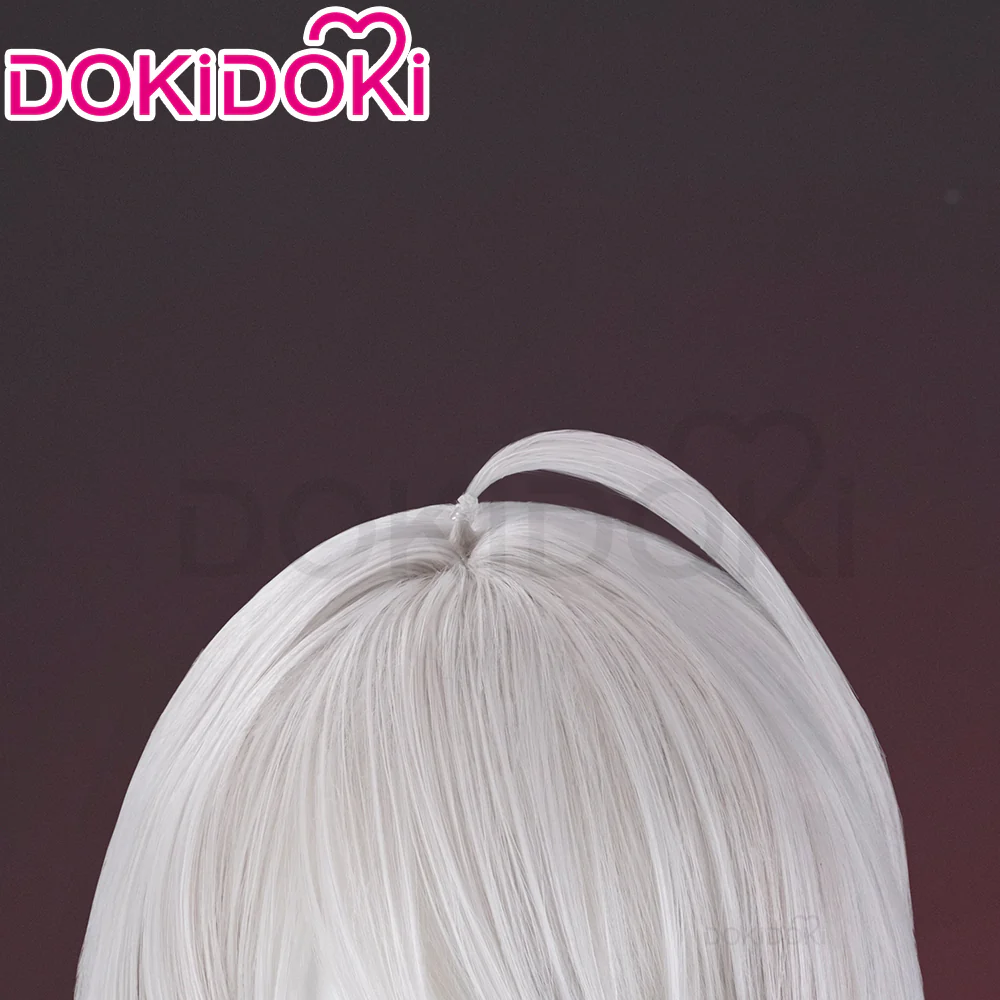 【Ready For Ship】DokiDoki Game Honkai: Star Rail Cosplay Acheron/ Second Form Wig Long Straight Purple/ Grey Gradient Hair/ Tattoo Stickers - Image 10