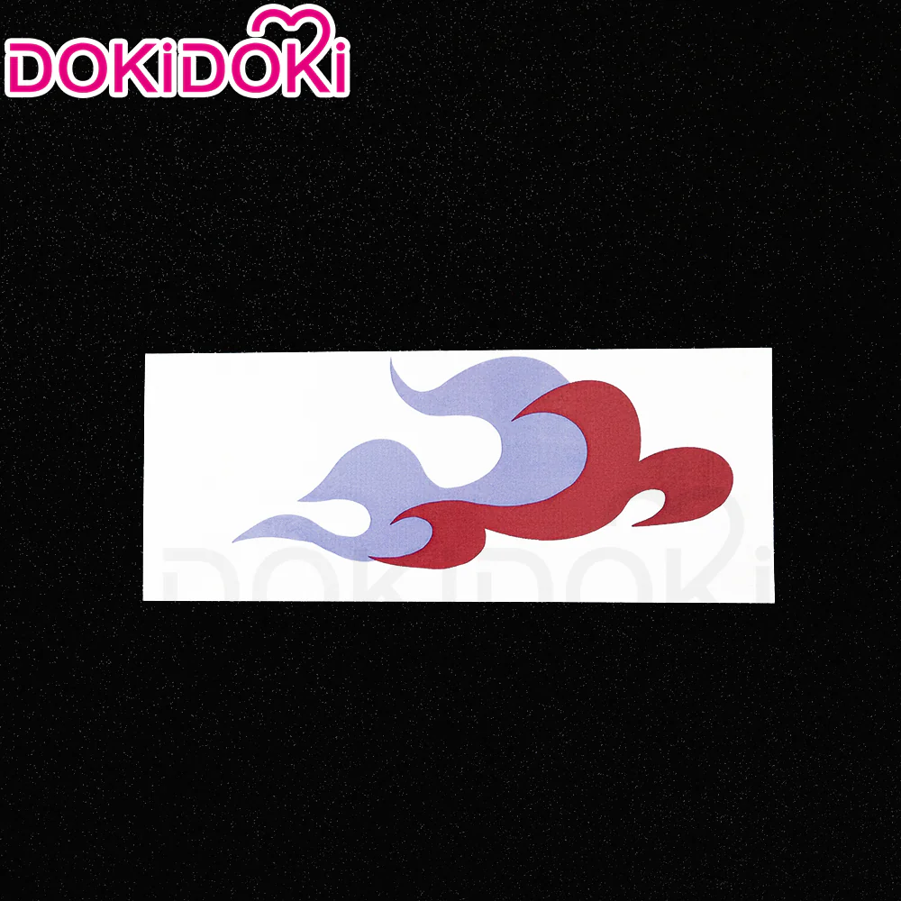 【Ready For Ship】DokiDoki Game Honkai: Star Rail Cosplay Acheron/ Second Form Wig Long Straight Purple/ Grey Gradient Hair/ Tattoo Stickers - Image 12
