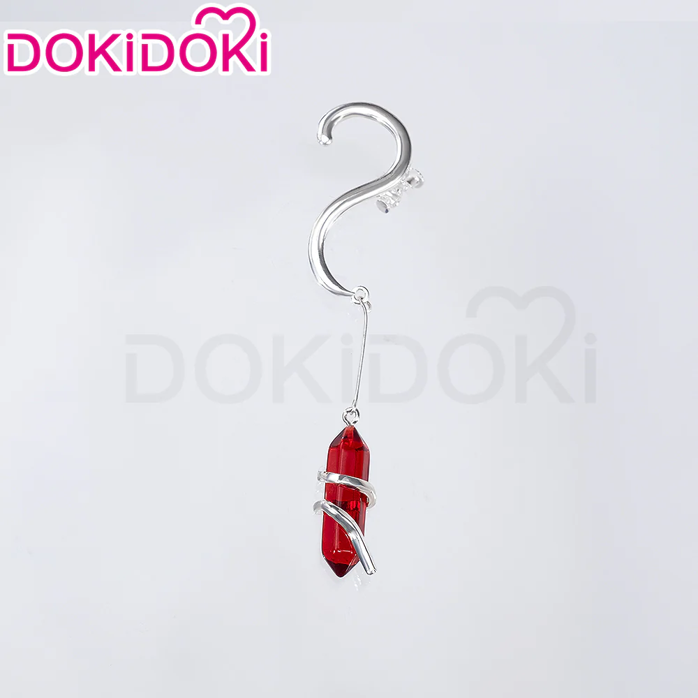 【Ready For Ship】DokiDoki Game Honkai: Star Rail Cosplay Acheron/ Second Form Wig Long Straight Purple/ Grey Gradient Hair/ Tattoo Stickers - Image 15