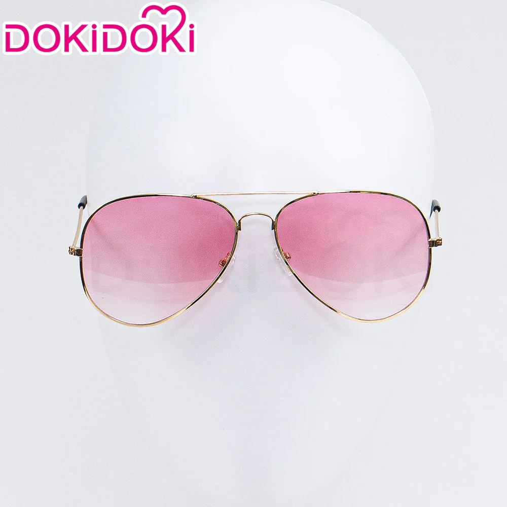 【Partially Ready For Ship】DokiDoki Game Honkai: Star Rail Cosplay Aventurine Wig / Ear Clip / Hat / Bracelet Short Straight Yellow Hair Shajin/ Tattoo Stickers / Glasses Sunglasses / Poker Prop - Image 10
