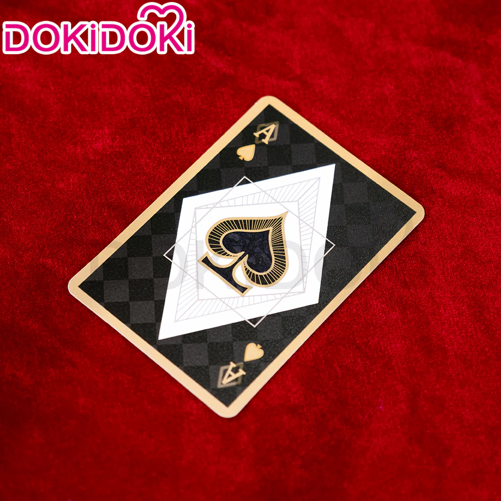 【Partially Ready For Ship】DokiDoki Game Honkai: Star Rail Cosplay Aventurine Wig / Ear Clip / Hat / Bracelet Short Straight Yellow Hair Shajin/ Tattoo Stickers / Glasses Sunglasses / Poker Prop - Image 13