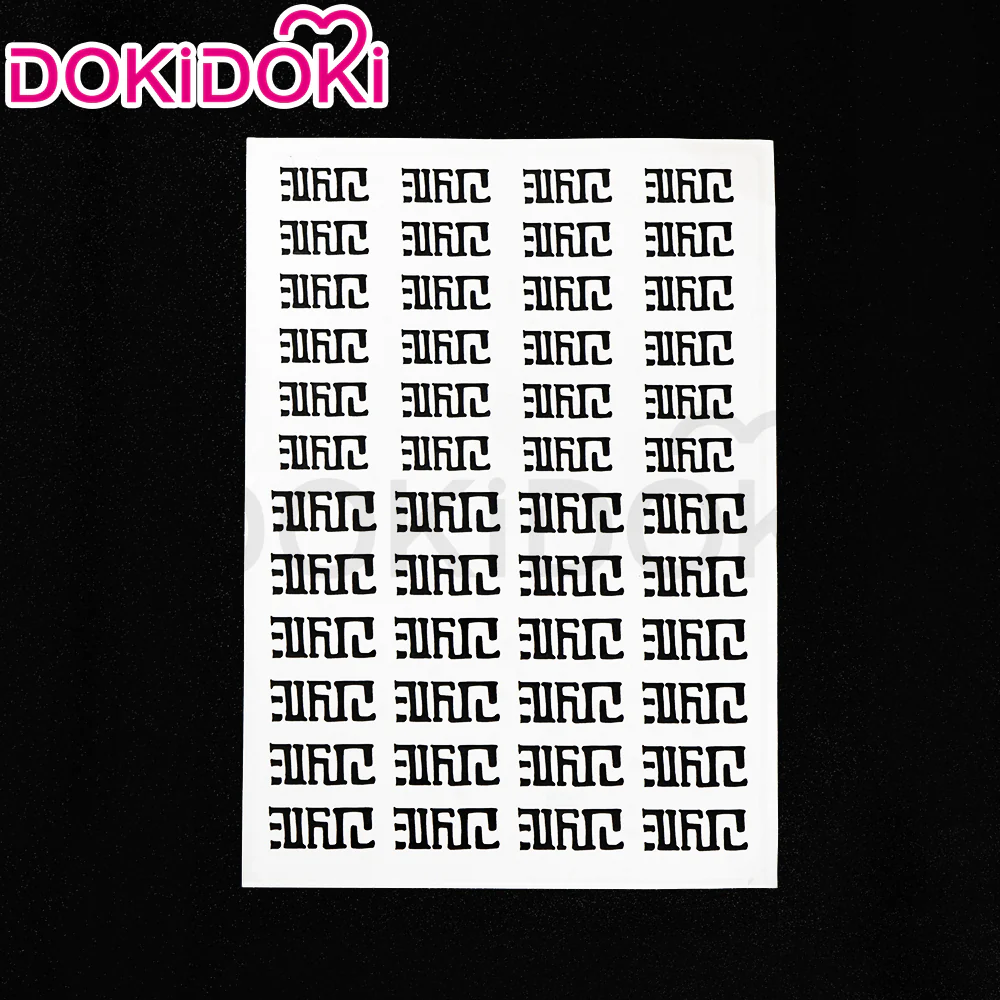 【Partially Ready For Ship】DokiDoki Game Honkai: Star Rail Cosplay Aventurine Wig / Ear Clip / Hat / Bracelet Short Straight Yellow Hair Shajin/ Tattoo Stickers / Glasses Sunglasses / Poker Prop - Image 6
