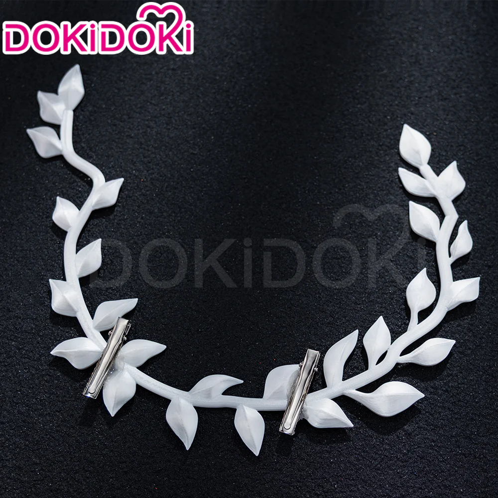 【Partially Ready For Ship】DokiDoki Game Honkai: Star Rail Cosplay Cyrene Wig Short Curly Light Dark Pink Gradient Hair / Head Accessory Set - Image 21