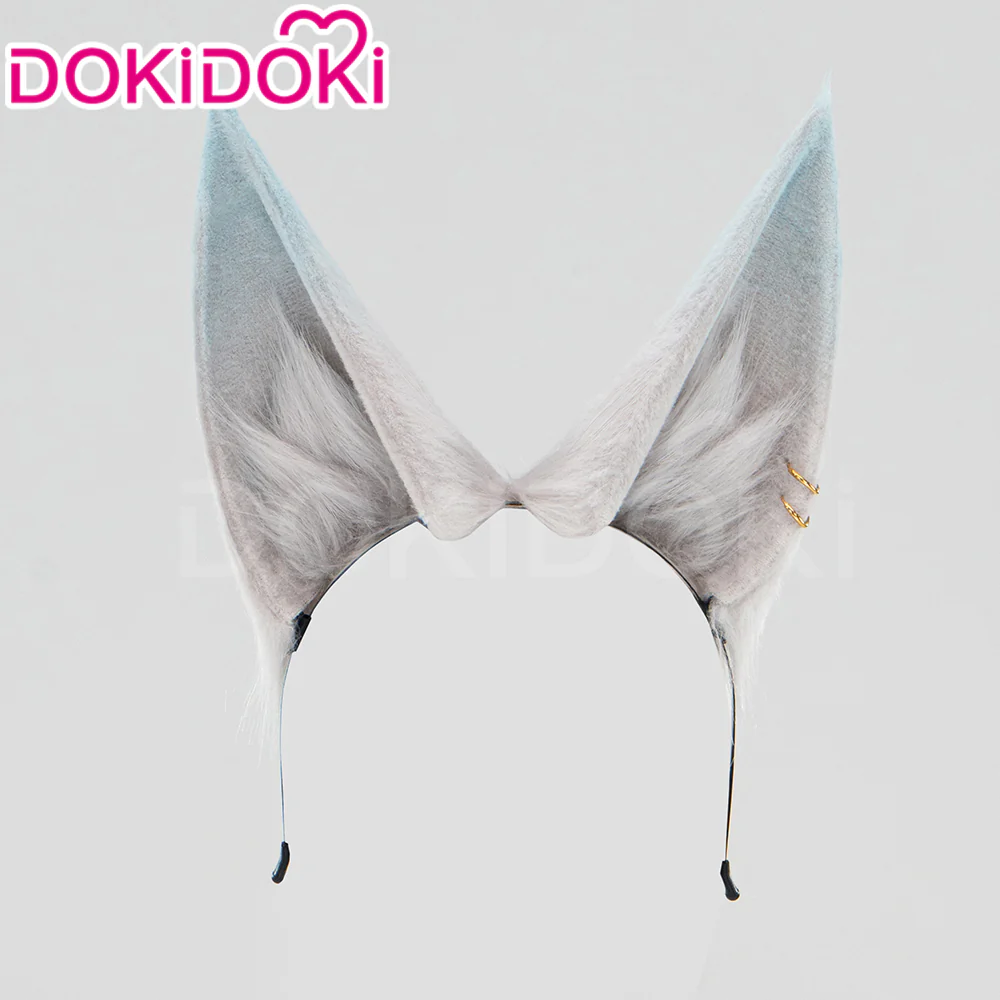 【Ready For Ship】DokiDoki Game Honkai: Star Rail Cosplay Feixiao Wig Long Straight Grey Blue Hair / Tattoo Sticker Fei Xiao - Image 10