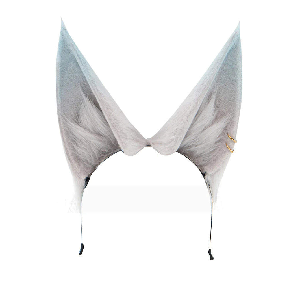 【Ready For Ship】DokiDoki Game Honkai: Star Rail Cosplay Feixiao Wig Long Straight Grey Blue Hair / Tattoo Sticker Fei Xiao - Image 12