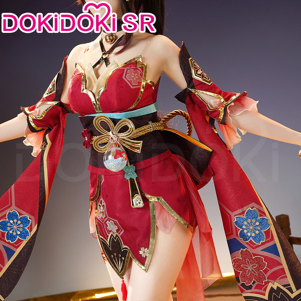 【Partially Ready For Ship】DokiDoki-SR Game Honkai: Star Rail Cosplay Hanabi Costume / Shoes Miss Sparkle - Image 2
