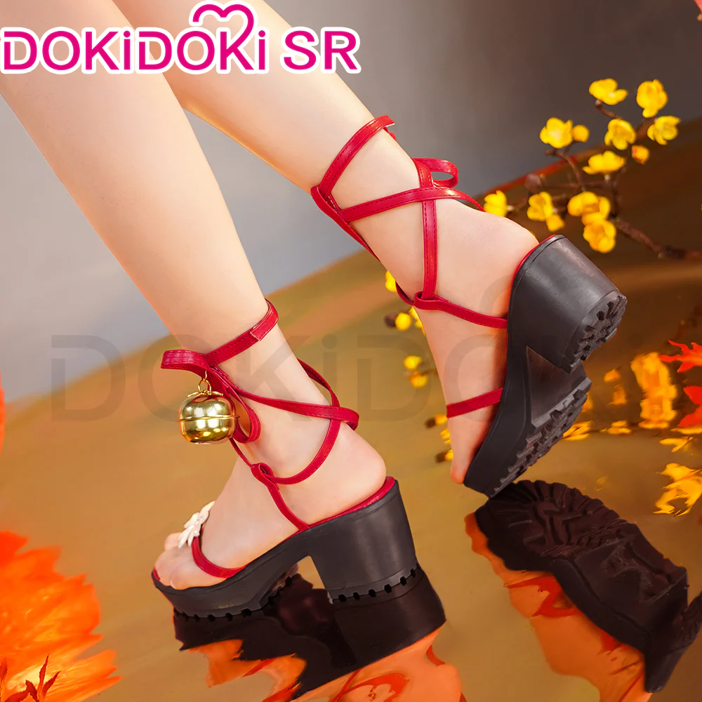 【Partially Ready For Ship】DokiDoki-SR Game Honkai: Star Rail Cosplay Hanabi Costume / Shoes Miss Sparkle - Image 8