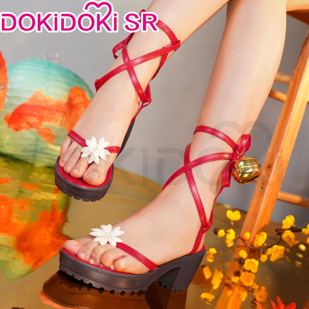 【Partially Ready For Ship】DokiDoki-SR Game Honkai: Star Rail Cosplay Hanabi Costume / Shoes Miss Sparkle - Image 9