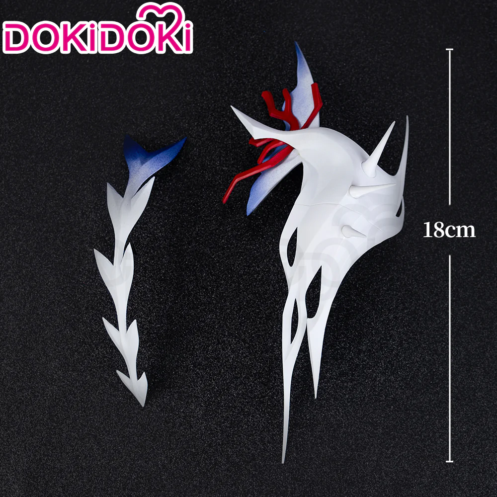 【Ready For Ship】DokiDoki Game Honkai: Star Rail Cosplay Hysilens Wig Long Black Purple Red Gradient Hair / Hair Accessory / Ear Clips Helektra - Image 9
