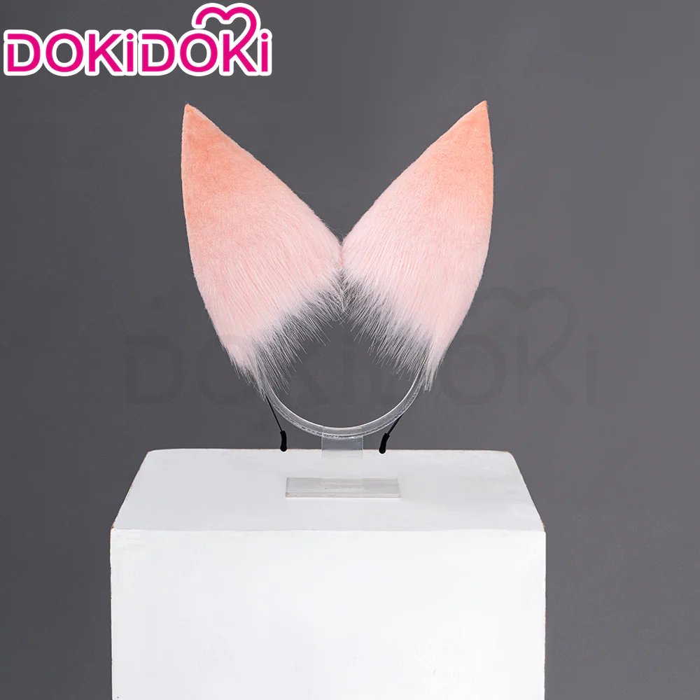 【Ready For Ship】DokiDoki Game Honkai: Star Rail Cosplay Jiaoqiu Wig Long Straight Pink Hair / Ear / Tial Jiao Qiu - Image 9