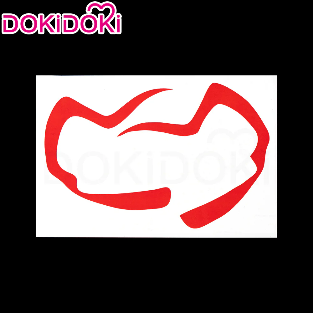 【Ready For Ship】DokiDoki Game Honkai: Star Rail Cosplay Mydei Wig / Tattoo Long Curly Golden Orange Gradient Hair - Image 9
