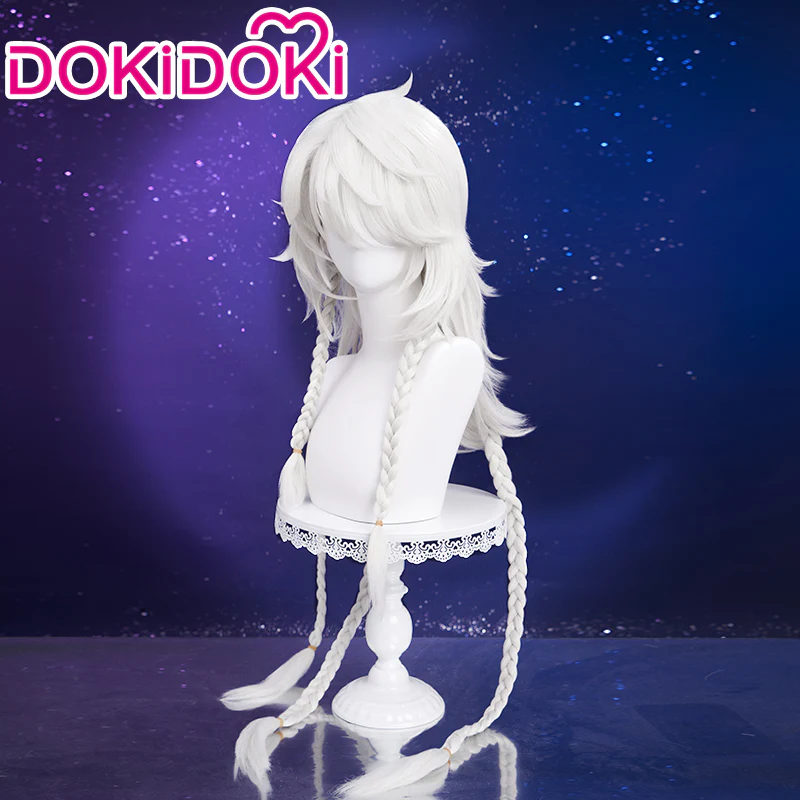 【Ready For Ship】DokiDoki Game Honkai: Star Rail Cosplay Nanook Wig Long White Men - Image 2