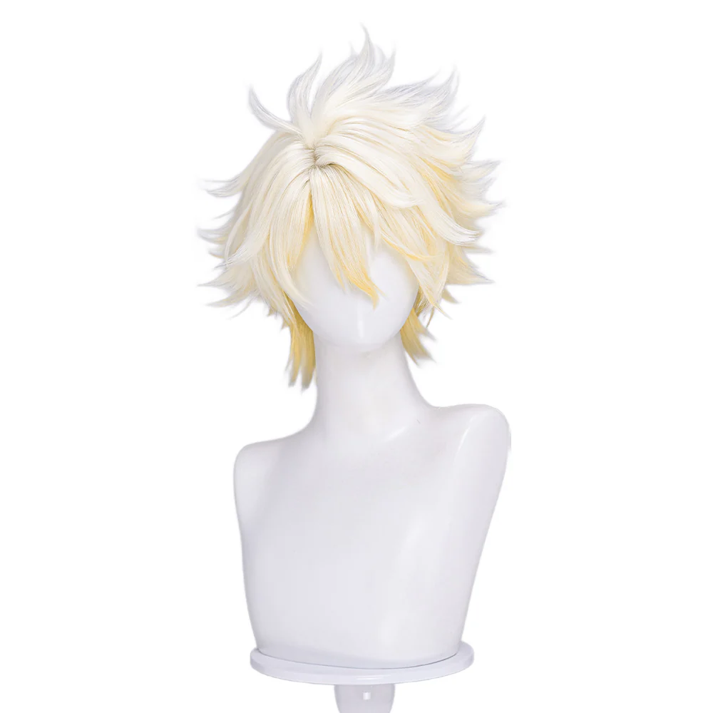 【Partially Ready For Ship】DokiDoki Game Honkai: Star Rail Cosplay Phainon Wig / Weft / Tattoo /  Ear Clips Short Straight Silver Hair Darkening - Image 19